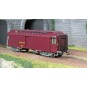 VB-256-Ree Modeles VB256 Pantin Lighter Postal Car, PEZ brown PTT, grey chassis, SNCF