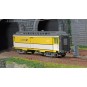 VB-262-Ree Modeles VB262 OCEM 16m Light Postal Van, Yellow and White Rubber Protection, North