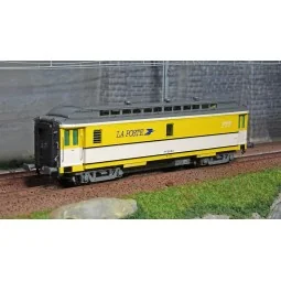 Ree Modeles VB263 OCEM 16m Mobile Postal Van, Yellow and White Rubb...