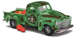 Busch 48240 Chevrolet Pick-up vert avec citrouilles Busch véhicule Busch_48240 - 1