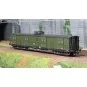 Ree Modeles VB358 Bogie van, ex-PLM, green 306, lookout post, black... VB-358-Ree Modeles VB358 Bogie van, ex-PLM, green 306, lookout post, black roof and ends, SNCF