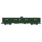 VB-359-Ree Modeles VB359 Bogie van, ex-PLM, green 306, lookout post, black roof and ends, small steps, SNCF