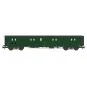 VB-360-Ree Modeles VB360 Fourgon à bogies, ex-PLM, vert 306, toit et bouts noirs, petits marchepieds, SNCF