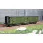 VB-360-Ree Modeles VB360 Bogie Van, ex-PLM, green 306, black roof and ends, small steps, SNCF