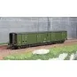 Ree Modeles VB361 Fourgon à bogies, ex-PLM, vert 306, toit et bouts noirs, petits marchepieds, SNCF Ree Modeles VB-361 - 1 VB-361-Ree Modeles VB361 Fourgon à bogies, ex-PLM, vert 306, toit et bouts noirs, petits marchepieds, SNCF
