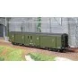 Ree Modeles VB362 Bogie van, ex-PLM, metallic, green 306, black roo... VB-362-Ree Modeles VB362 Bogie van, ex-PLM, metallic, green 306, black roof, SNCF, working lights