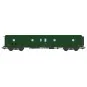 VB-363-Ree Modeles VB363 Fourgon à bogies, ex-PLM, métallisé, vert 306, SNCF, feux fonctionnels