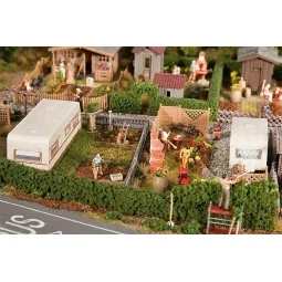Faller 180495 Two allotment gardens with caravan - Faller - Faller_...