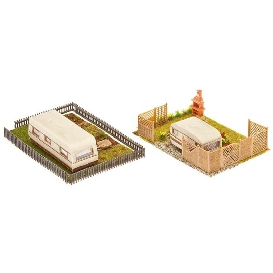 Faller 180495 Two allotment gardens with caravan - Faller - Faller_... Faller_180495-Faller 180495 Two allotment gardens with caravan - Faller_180495