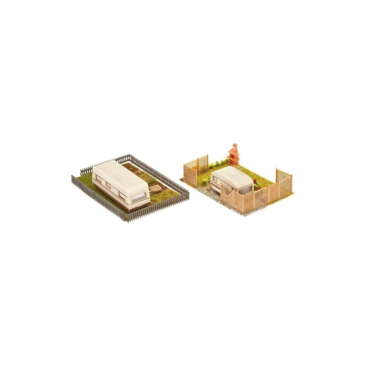 Faller 180495 Two allotment gardens with caravan - Faller - Faller_... Faller 180495 Two allotment gardens with caravan - Faller - Faller_...