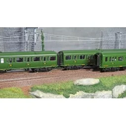 LS Models 40321 Set of 3 Nord Express coaches C11/C11/B4D, green li...