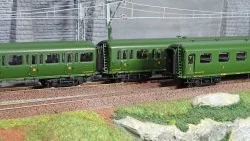 LS Models 40322 Set of 3 Nord Express coaches A3B4/B9/C11, green li...