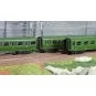 LS Models 40322 Set of 3 Nord Express coaches A3B4/B9/C11, green li... Lsm_40322-LS Models 40322 Set of 3 Nord Express coaches A3B4/B9/C11, green livery, black chassis, Nord lettering, ep. II
