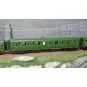 LS Models 40322 Set of 3 Nord Express coaches A3B4/B9/C11, green li... Lsm_40322-LS Models 40322 Set of 3 Nord Express coaches A3B4/B9/C11, green livery, black chassis, Nord lettering, ep. II