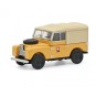 Schuco_452662200-Schuco 452662200 Swiss PTT Land Rover 88, yellow canvas top