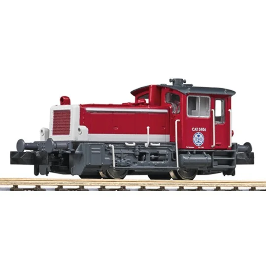 Liliput_162630-Liliput 162630 CAT 3406 Diesel Locomotive, TSO, Digital, Electric Coupling, N Scale