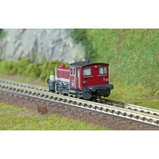 Liliput_162630-Liliput 162630 CAT 3406 Diesel Locomotive, TSO, Digital, Electric Coupling, N Scale
