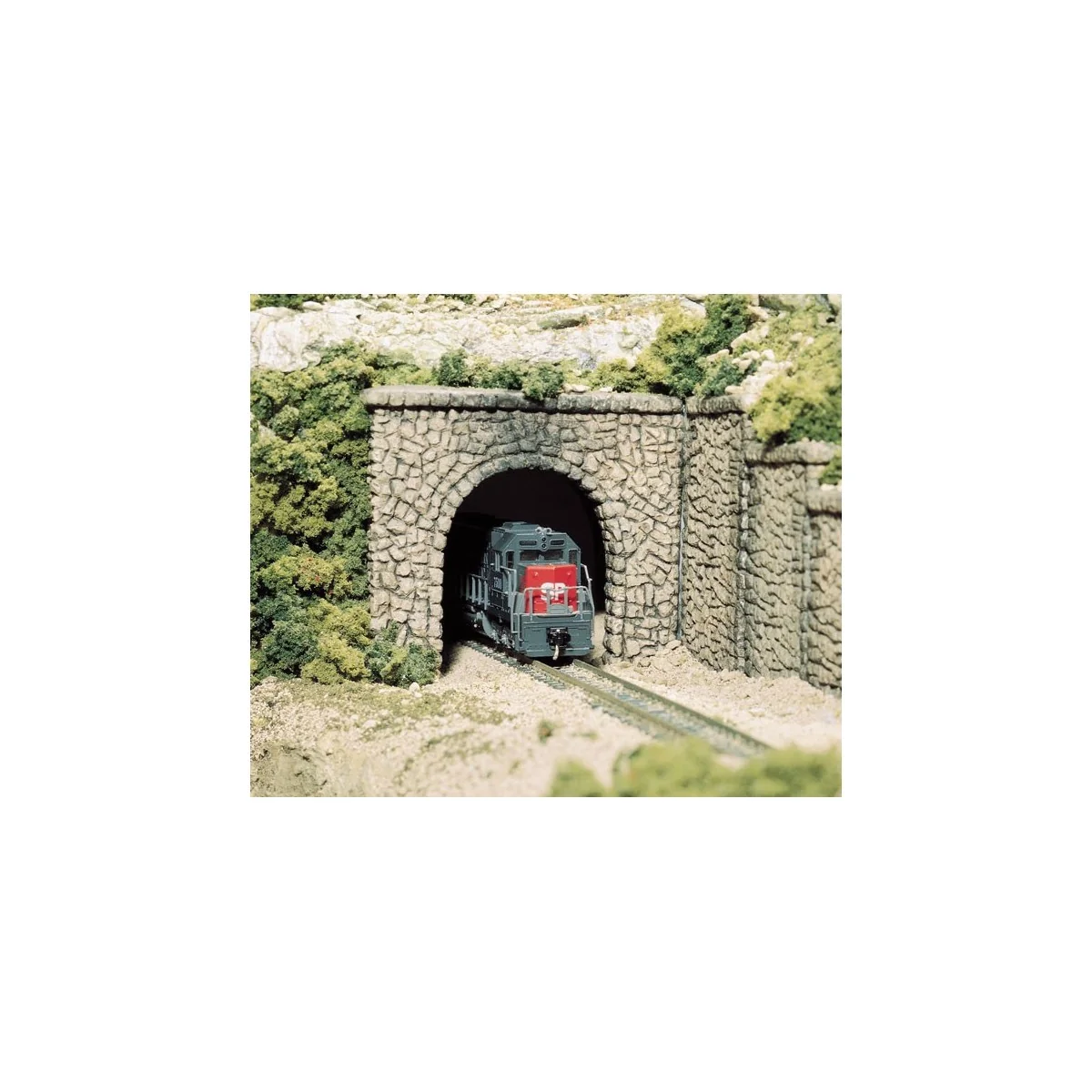 Woodland Scenics C1155 Entrée de tunnel une voie, pierres aléatoires, Woodland Scenics WC_1155 - 1