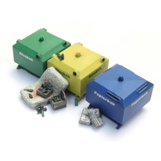 Arti_387.458-Artitec 387.458 Glass and paper recycling containers