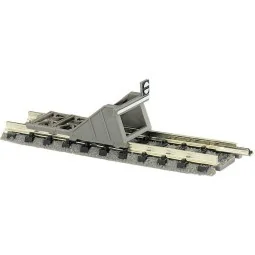 Fleischmann 9116 Straight rail with buffer stop, length 57.5 mm - F...