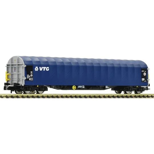 Fle_837712-Fleischmann 837712 Sliding Tarpaulin Wagon, VTG