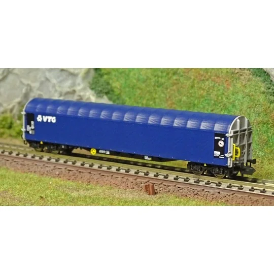 Fle_837712-Fleischmann 837712 Sliding Tarpaulin Wagon, VTG