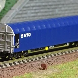 Fleischmann 837712 Wagon à bâche coulissante, VTG Fleischmann Fle_837712 - 1