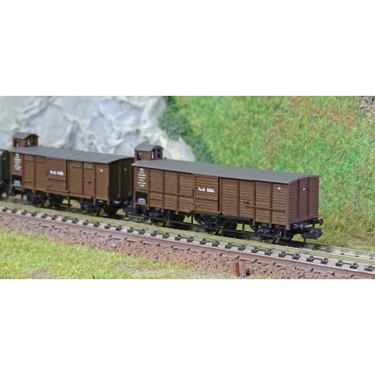 Trix_15284-MiniTrix 15284 Set of 5 freight wagons "Pfalz" (Palatinate), K.Bay.Sts.B. , scale N