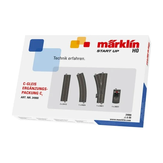 Marklin_24900-Marklin 24900 Coffret de voies complémentaire C1, voie C