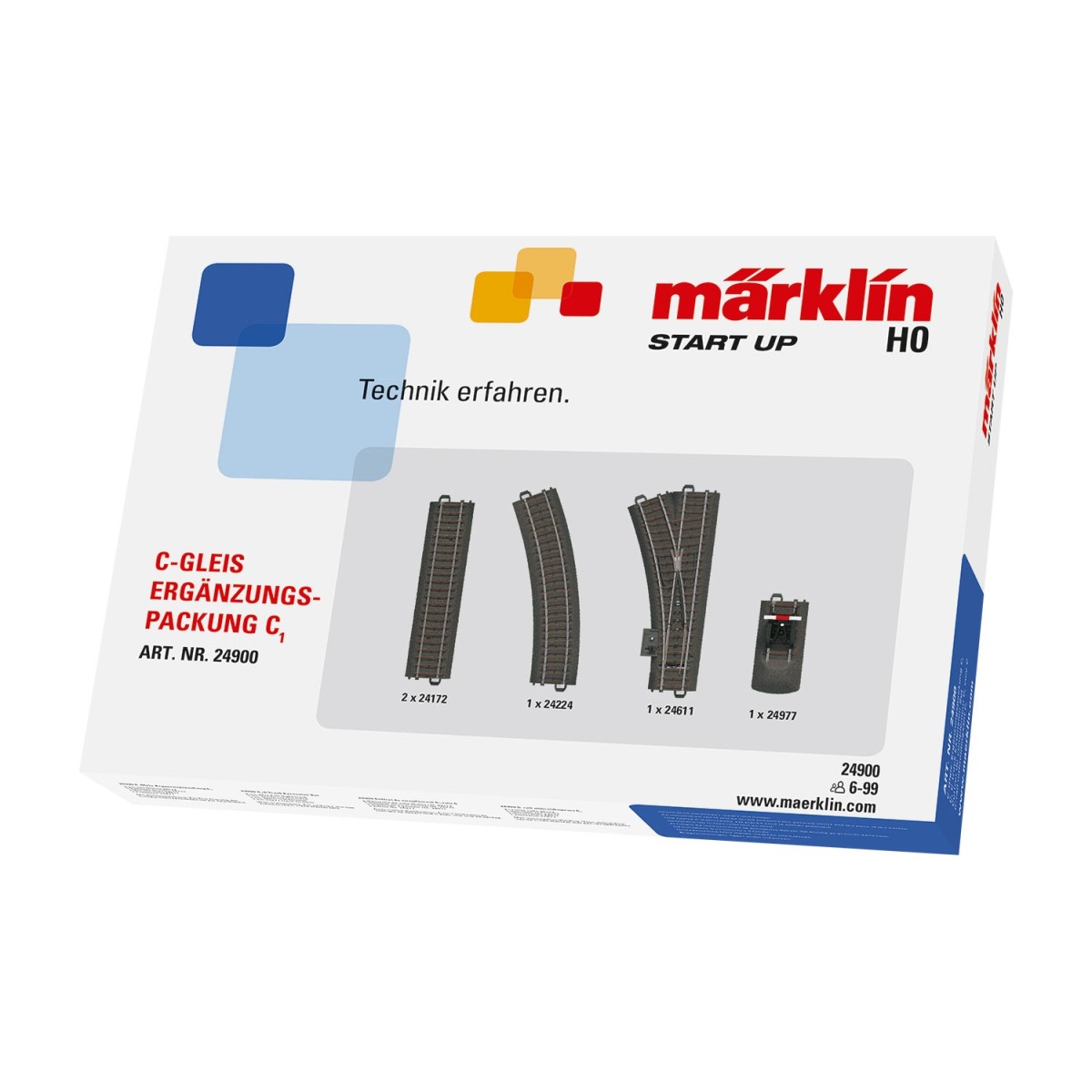 Marklin 24900 C1 Additional Track Set, C Track - Marklin_24900