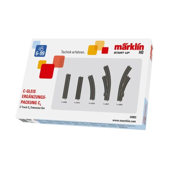 Marklin 24903 Coffret de voies complémentaire C3, voie C Marklin Marklin_24903 - 1 Marklin_24903-Marklin 24903 Coffret de voies complémentaire C3, voie C