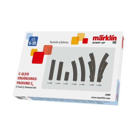 MARKLIN_24904-Marklin 24904 Coffret de voies complémentaire C4, voie C