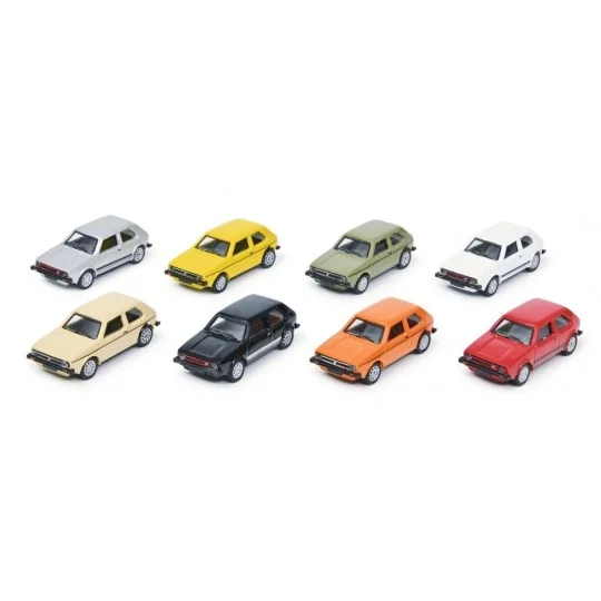 Schuco_452660300-Schuco 452660300 Set of 8 Volkswagen Golf