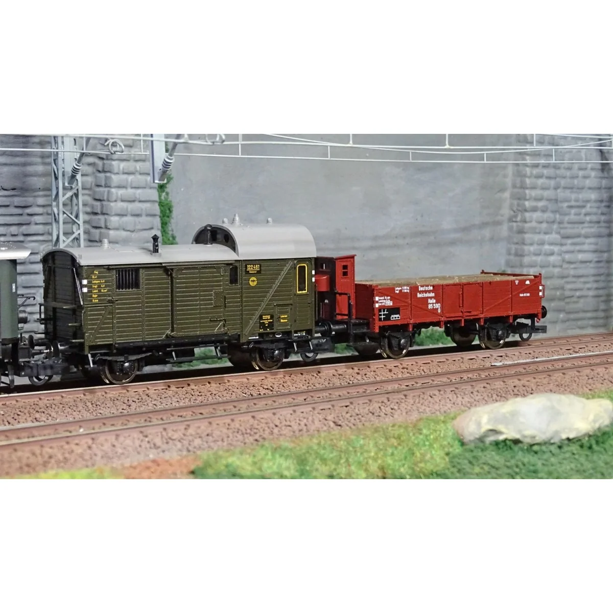 Roco 61492 Complete set of electric freight train series E 52 22 + ...