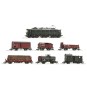 Roco_61492-Roco 61492 Set complet train marchandises électrique série E 52 22 + wagons, DRG