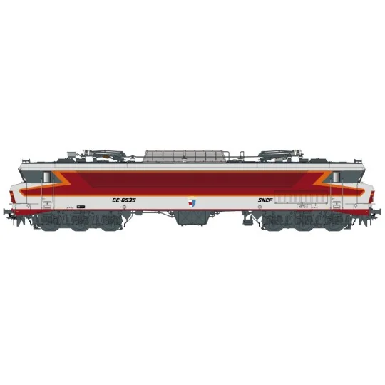 Lsm_10331-LS Models 10331 SNCF CC 6535 electric locomotive, metallic grey, Arzens livery, Beffara logo, Lyon-Mouche