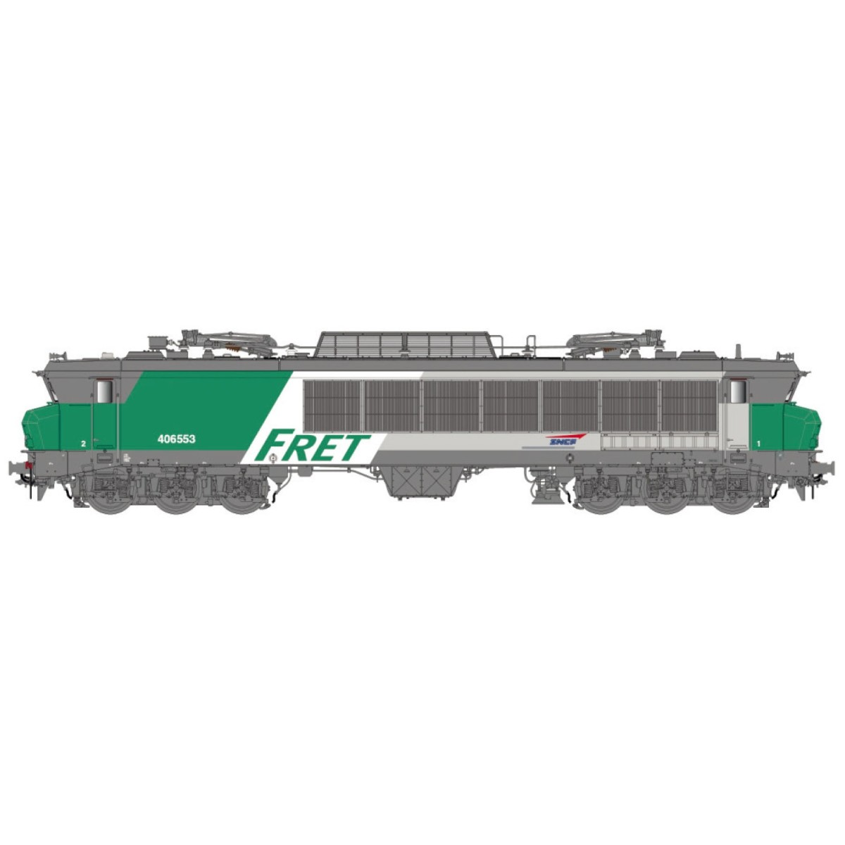 LS Models 10332S SNCF CC 6553 Electric Locomotive, Maurienne, Freig...