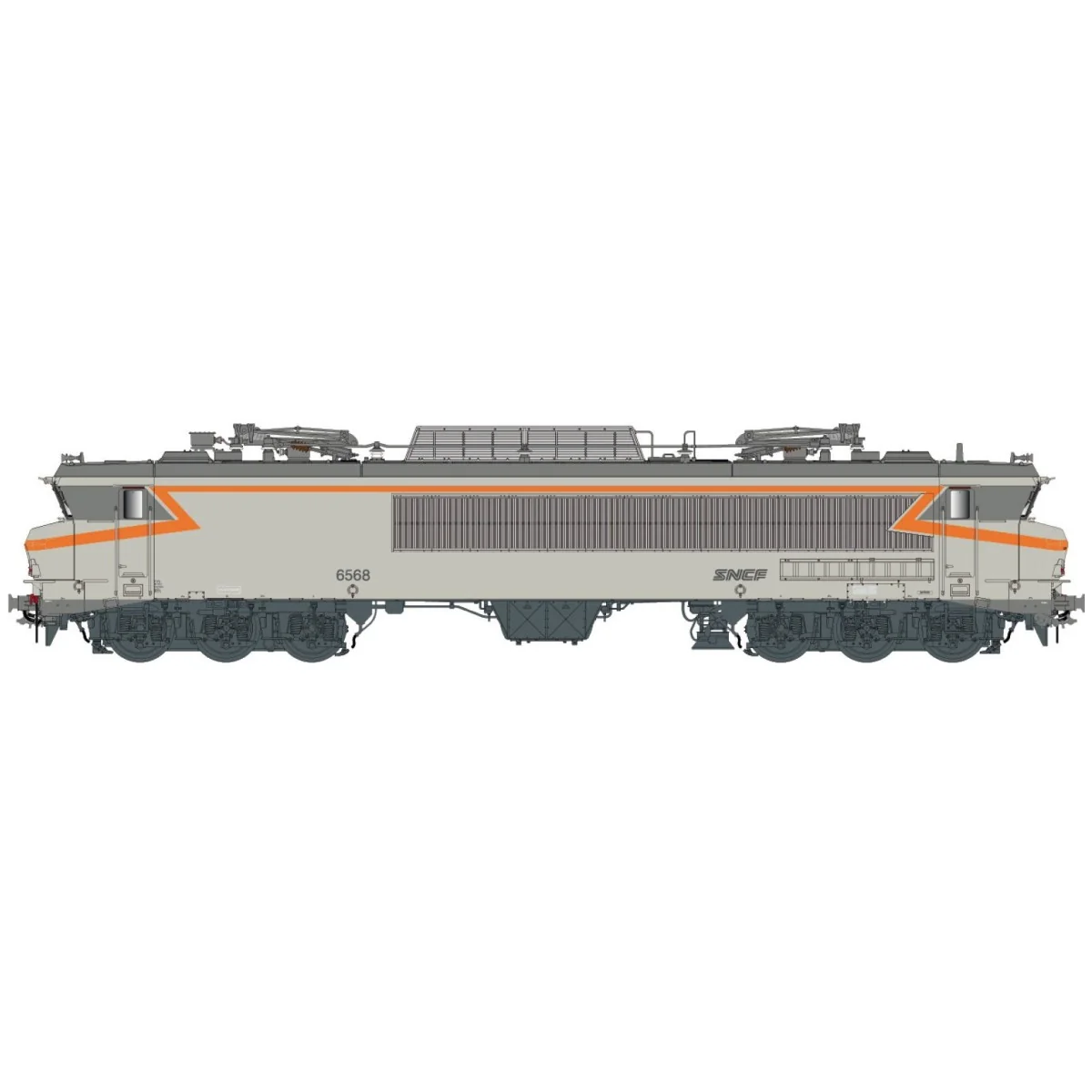 LS Models 10333S SNCF CC 6568 Electric Locomotive, Concrete Grey, O...