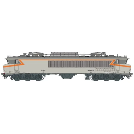 Lsm_10333-LS Models 10333 SNCF CC 6568 electric locomotive, concrete grey, orange, noodle logo, Lyon-Mouche