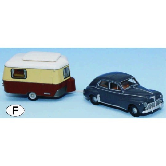 Sai_2519-SAI 2519 Peugeot 203, anthracite grey with ivory beige Eriba caravan
