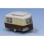 Sai 2692F Eriba family caravan, brown/ivory, rolling, F sticker Sai_2692F-Sai 2692F Eriba family caravan, brown/ivory, rolling, F sticker