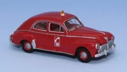 Sai 2517 Peugeot 203, pompiers 18, avec gyrophare orange Sai Sai_2517 - 1