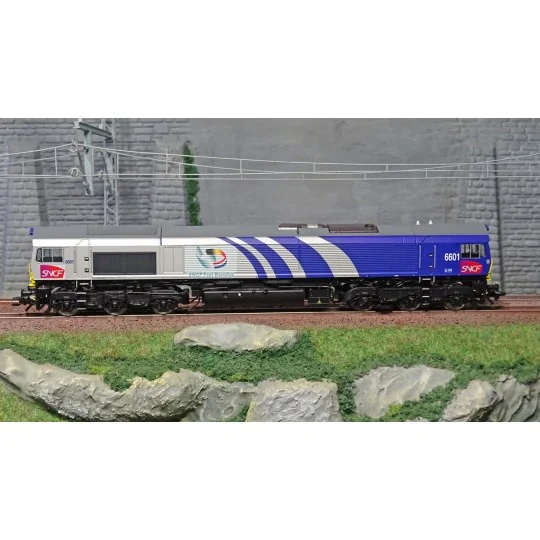 Trix_22696-Trix 22696 Class 66 Diesel Locomotive, SNCF, Benelux Freight, digital sound