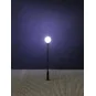 Faller_180204-Faller 180204 Eclairage, Réverbère de parc LED, lampe boule rapportée 7.1cm, avec LED