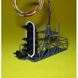 N-RVJ-04 Wired 4-light platform, metal - france fournitures modelis...