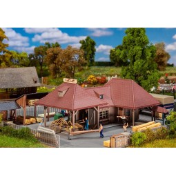 Faller 130643 Model Kit, Architect's House with Panel Roof