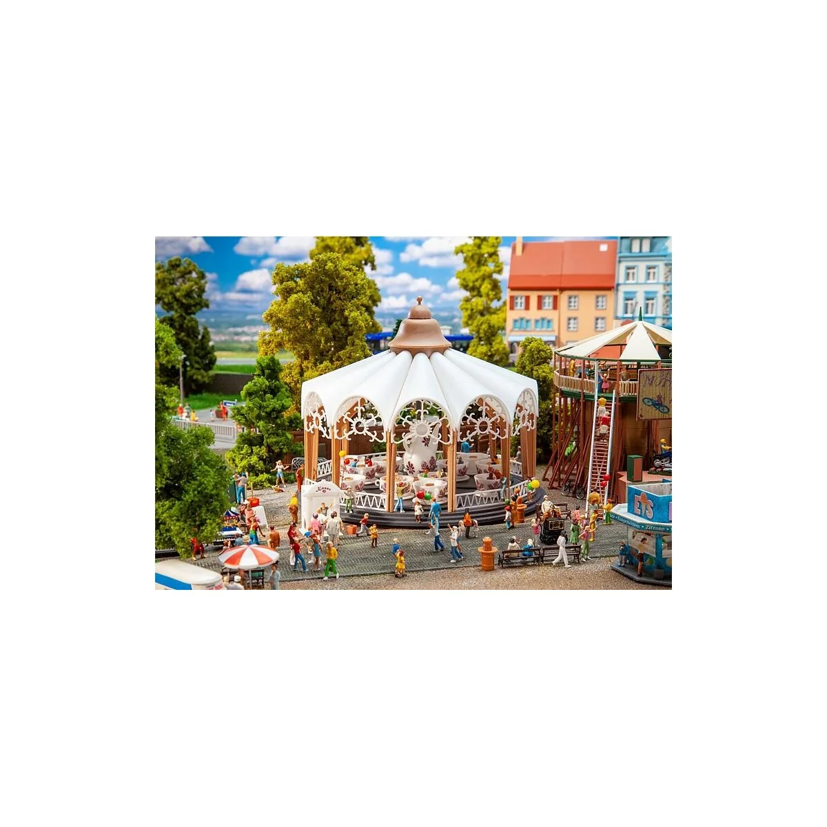 Faller 140335 Model Kit, Carousel, Coffee Cups, Wild Roses - FALLER...