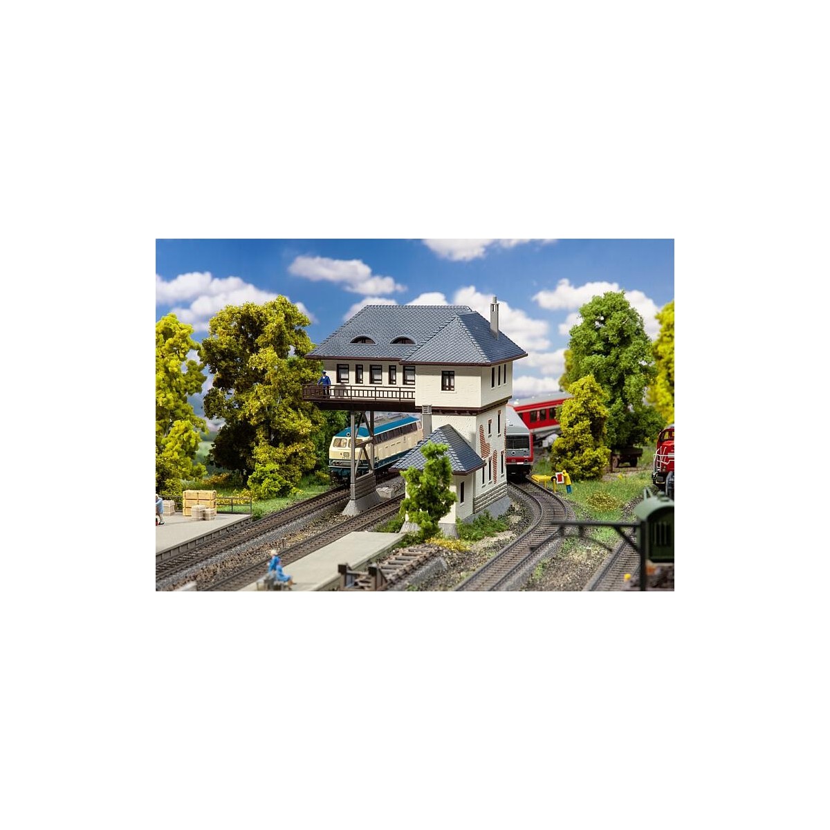 Faller 120108 Model Kit, Gantry Signal Box - Faller_120108