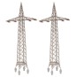Faller_120377-Faller 120377 Model Kit, 2 Traction Network Pylons