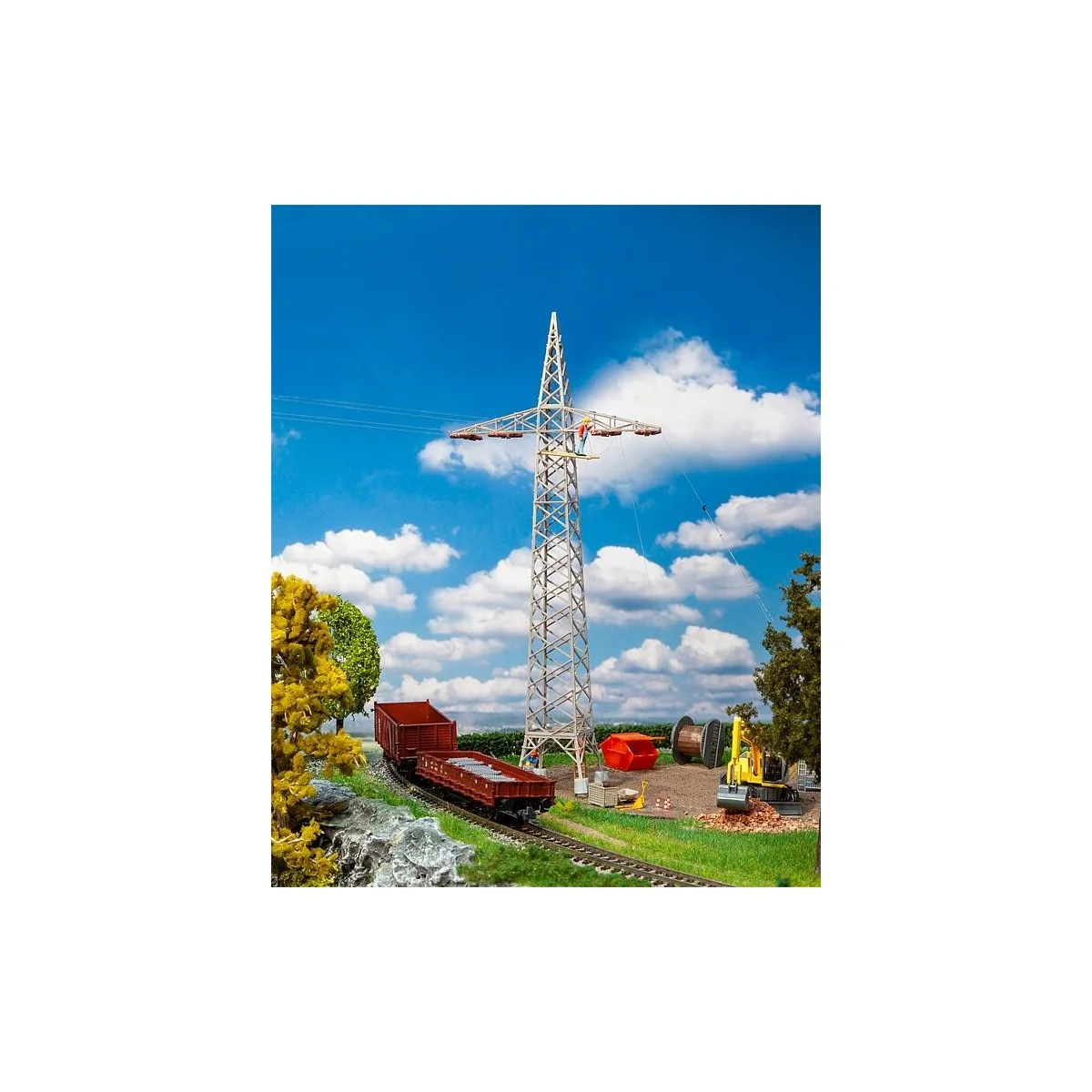 Faller 120377 Model Kit, 2 Traction Network Pylons - Faller_120377